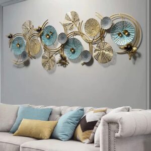 blue Metal wall art