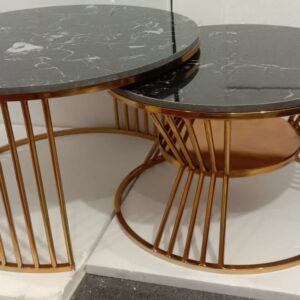 Metal nesting table , center table furniture