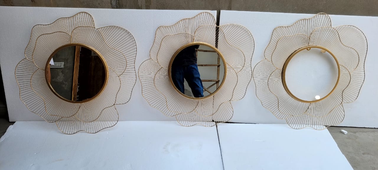 Metal framed Mirror