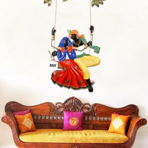 Radha Krishna on swing