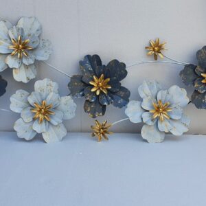 greyish blue wall art