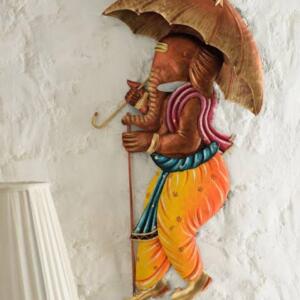 metal wall art , Ganesh wall decor