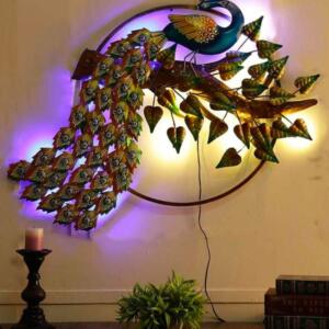 peacock wall art, peacock wall decor, online peacock Mural