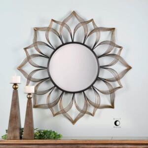flower shaped frame, mirror in flower