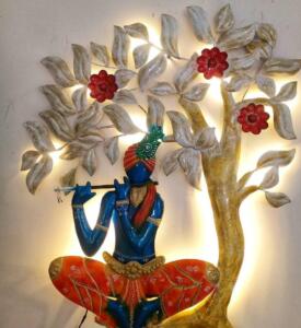 krishna wall art with Led, krishna wall art, online store for wall art