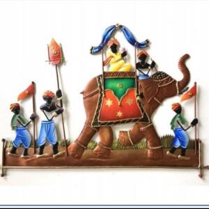 Handicraft King Karwa Mural, King Dynasty Metal Mural