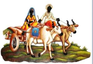 Metal Wall art , Handicraft items, Village scene decoe