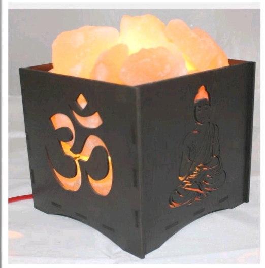 Himalayan Salt Bucket Lamp - Image 3